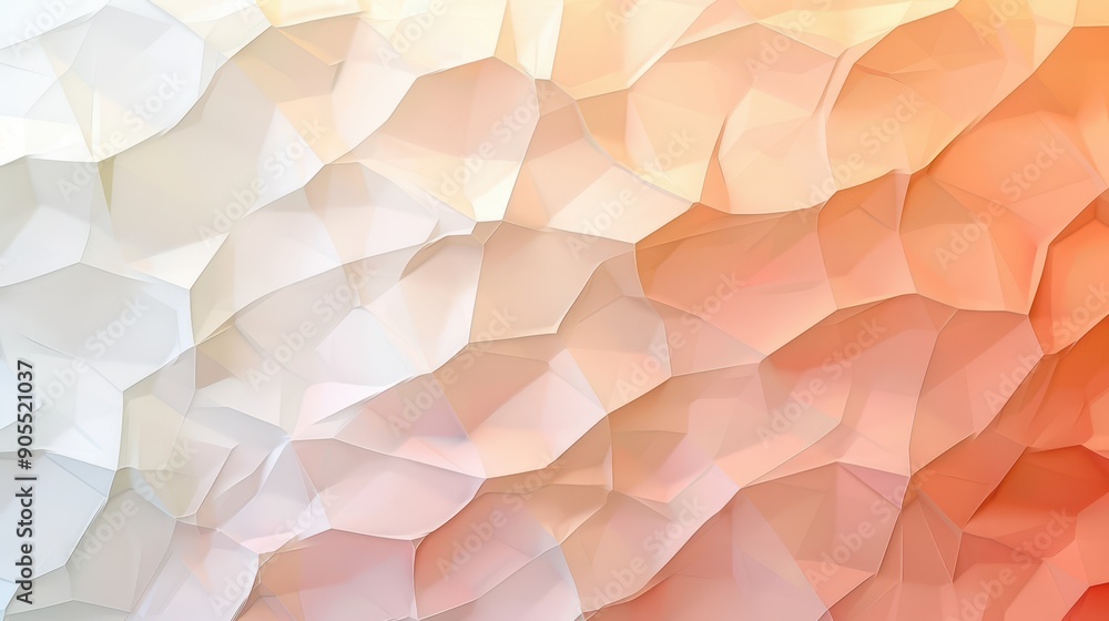 Canvas Prints abstract geometric background with soft pastel colors and layered textures, perfect for modern desig