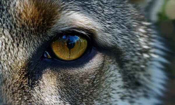 Wolf Eye Close-up