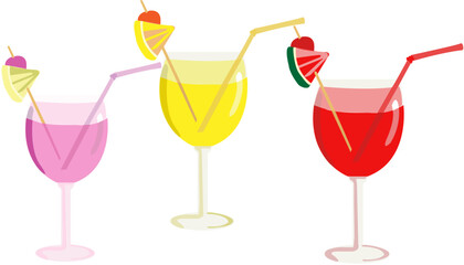 A set of juice glass