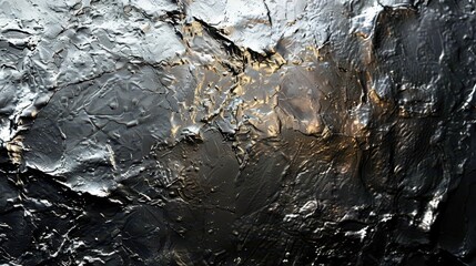 Abstract texture with metallic hues and intricate details, suitable for modern art, backgrounds, or design projects.