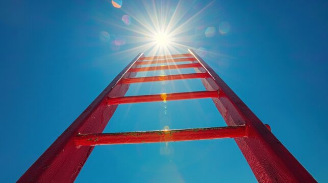 Red ladder to success