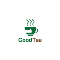 Good Tea Logo Design Simple Icon