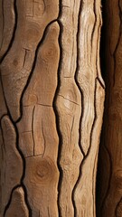 Tree bark texture deep grooves