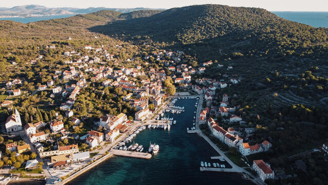 View of a Zlarin island