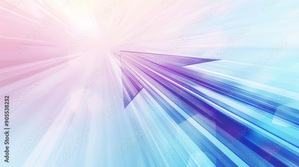 Poster abstract background with bright, colorful lines converging towards a central point, creating a sense