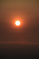 sunset in the sky