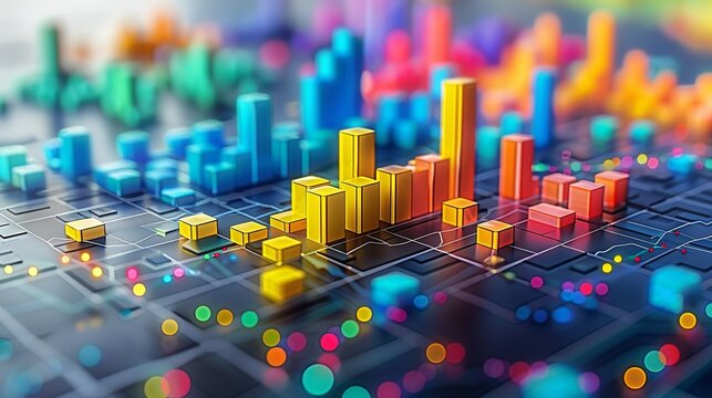 Essential digital advertising metrics for measuring the effectiveness of your campaigns, understanding ROI, and making data-driven adjustments to maximize performance. high resolution Illustration,