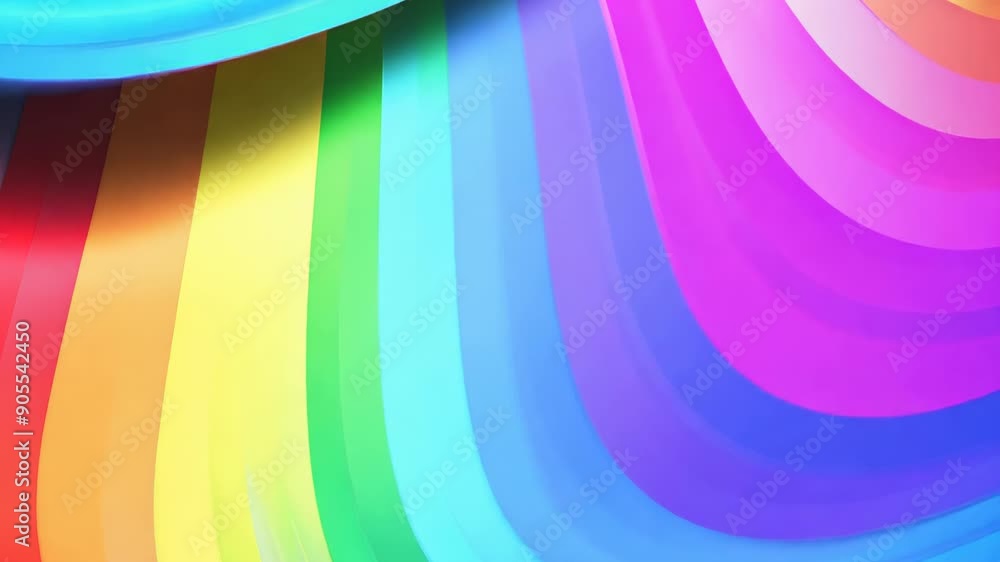 Poster multicolored background with smooth transitions and bright colors
