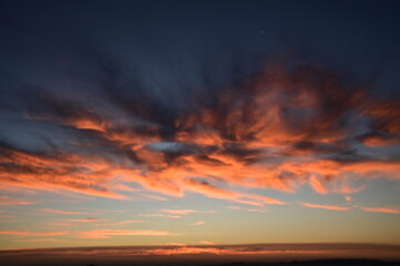 Fototapeta premium sunset in the sky