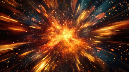 Obraz premium Abstract background with a dynamic, exploding starburst effect