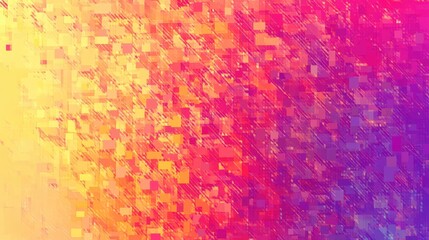 Fototapeta premium Abstract background with a retro, pixelated pattern in bright colors