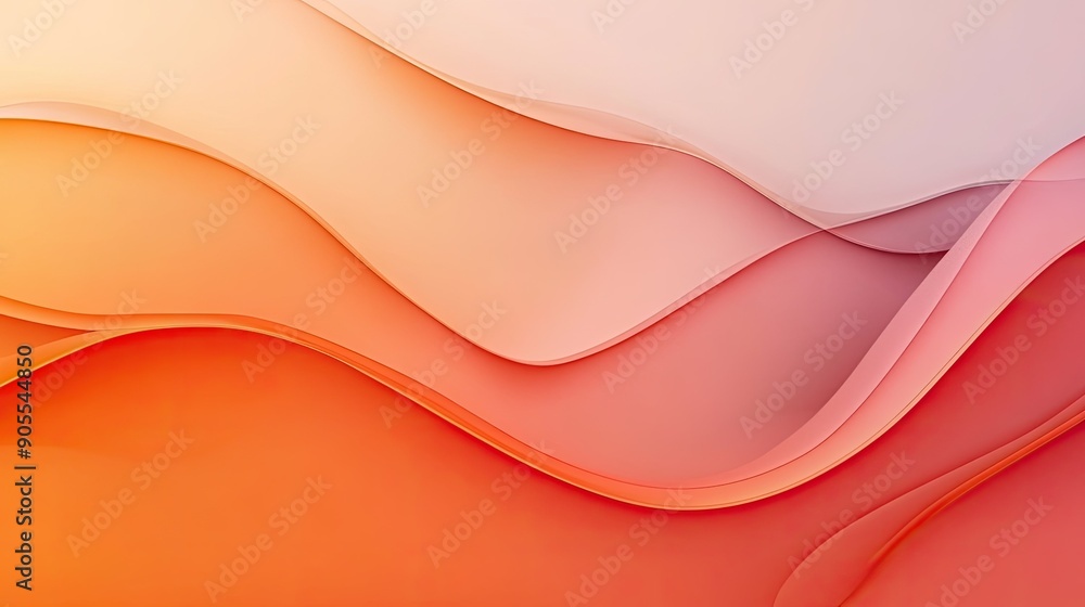 Poster abstract background with a smooth gradient and minimalist shapes