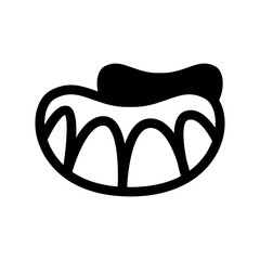 Orange cake icon vector illustration graphic design