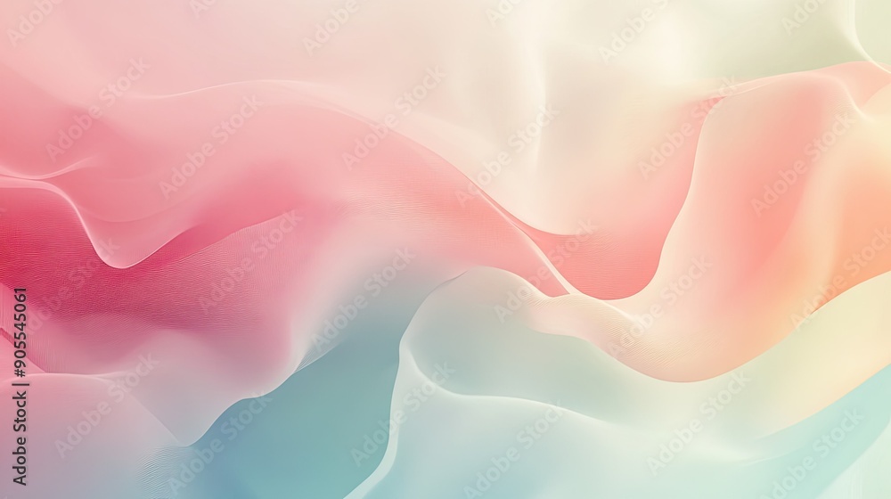 Aufkleber abstract background with a smooth gradient and soft, blurry shapes