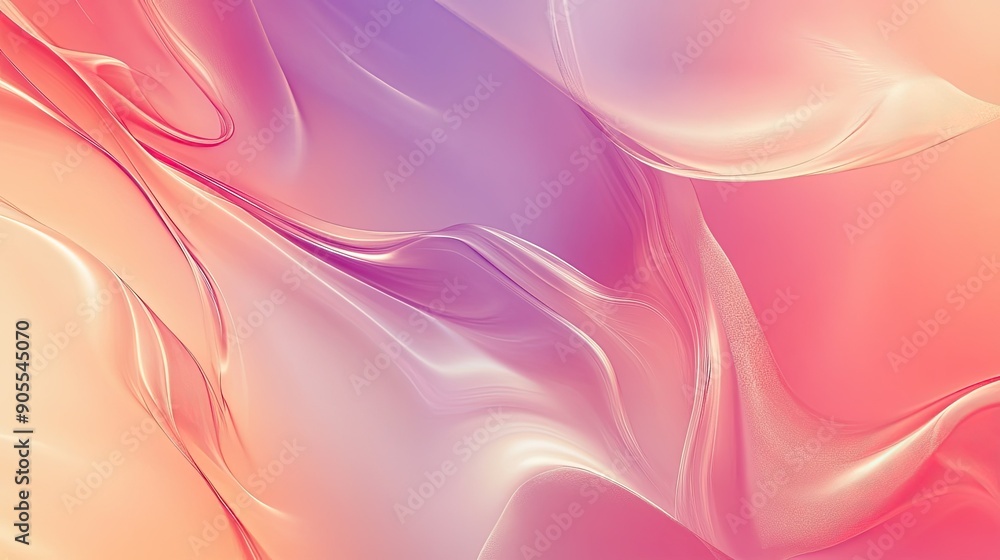 Poster abstract background with a smooth, silky gradient and subtle textures