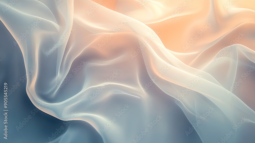 Aufkleber abstract background with a smooth, silky gradient and subtle textures