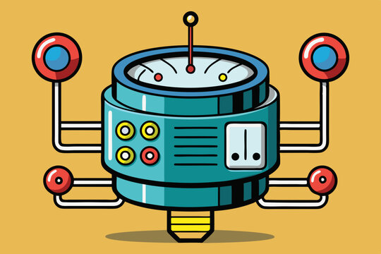 recommend clip art:  Pressure Sensor vector art illustration