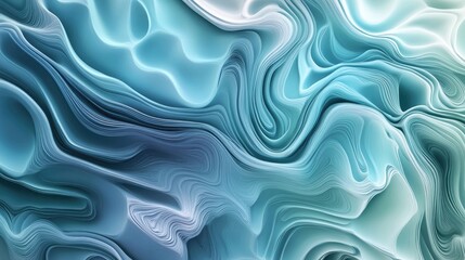 Fototapeta premium Abstract background with a tranquil, flowing water pattern in cool colors