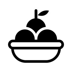 Orange basket icon vector illustration graphic design