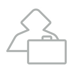 Travel Hacking Vector Line Grey Icon Design