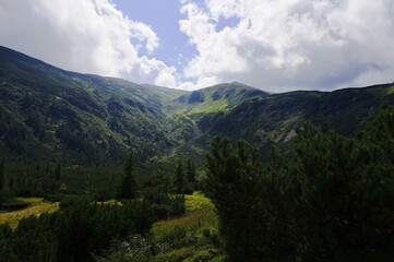 landscape in the mountains