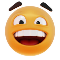3D Emoji Expression Illustration Icon