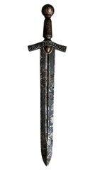 A gladius, one of the types of melee weapons, transparent background.