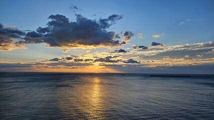sunrise over the sea