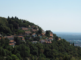 Paysage village Brunate Italie