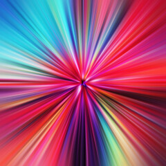 Colorful zoom motion effect. Abstract background. Color lines. Colored texture backdrop and banner. Multi color gradient pattern and textured wallpaper.