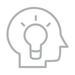 Learning Vector Line Grey Icon Design