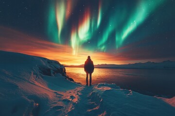 Obraz premium Awe-Inspiring Northern Lights Adventure