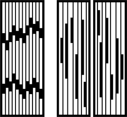 Vector sketch illustration of modern warehouse background pattern backdrop design