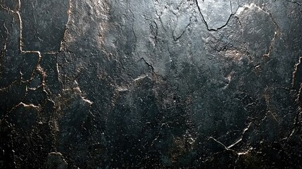 Rough, dark stone background lit by spotlight background
