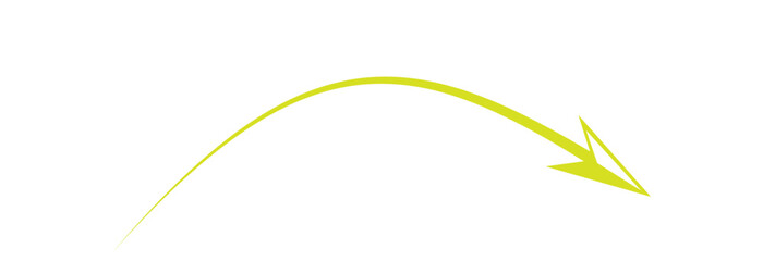 Vicon of a thin long arrow. Arrows vector illustration. isolated on white background. design eps 10