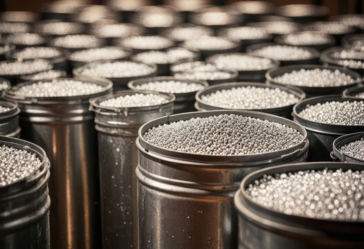 Palladium catalyst pellets in barrels3