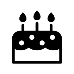 Cake icon vector illustration graphic design