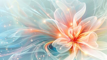 Light background with abstract design