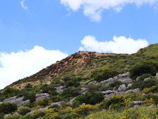 Fototapeta premium mountain landscape with blue sky