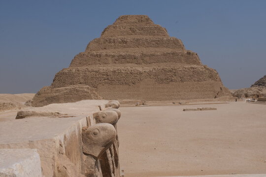 Pyramid of Djoser at Saqqara Egypt
