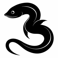 Eel Black silhouette