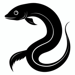 Eel Black silhouette