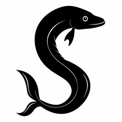 Eel Black silhouette