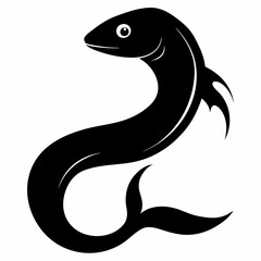 Eel Black silhouette