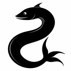 Eel Black silhouette