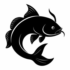 Catfish Black silhouette