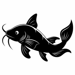 Catfish Black silhouette