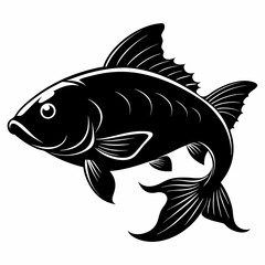 Carp Black silhouette