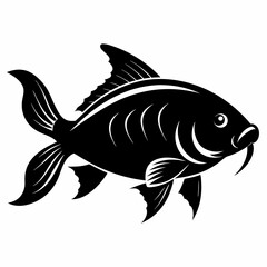 Carp Black silhouette