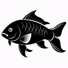 Carp Black silhouette
